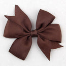 18 Pcs/Bag Hair Bows Kids Cloth Ribbon Boutique Lovely No Clips for Baby Girl TO