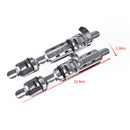 2pcs stainless steel fishing rods wheel seat pole deck rods clip reel fitted LJ
