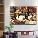 DIY Full Drill Round Diamond Painting Cross Stitch Mosaic Kit (Cat-t391)