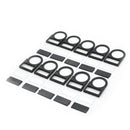 10pcs Push button Switch Panel Label Frame Mounting Size 22mm OZ BX