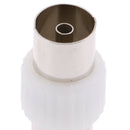 2pcs Female to Female Antennas TV Plug Jack RF Coaxial AdapterJC,a