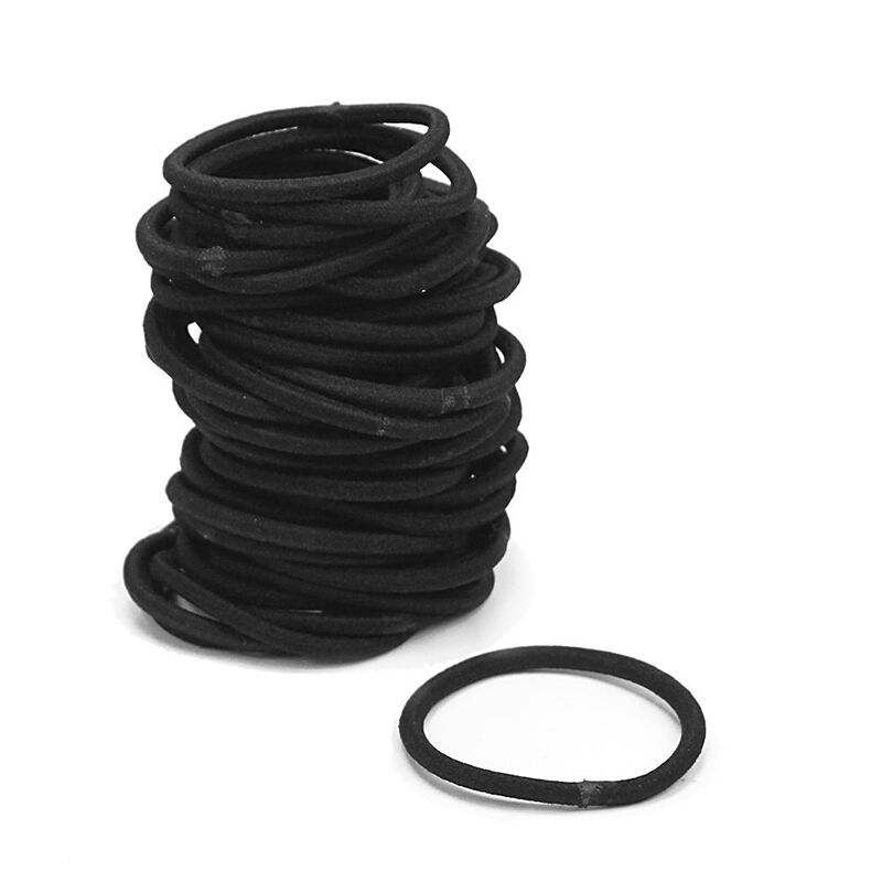 50 pcs Women Elastic Hair Ties Ropes Band Ponytail Holder Accessories Pro HOT