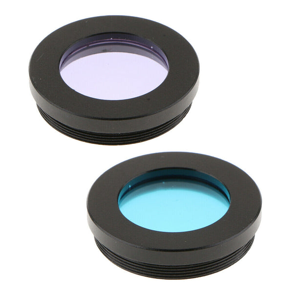 1.25" Telescope Eyepiece Lens Color Filter Set Planet Moon Sky Blue Purple