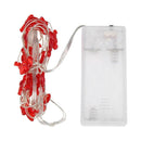 20LED Red Bird String Fairy Lights Copper Wire Garland Wedding Party Decor A