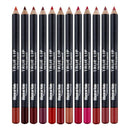12pcs /12Colors Professional Lipliner Makeup Waterproof Lip Liner Penc XWI