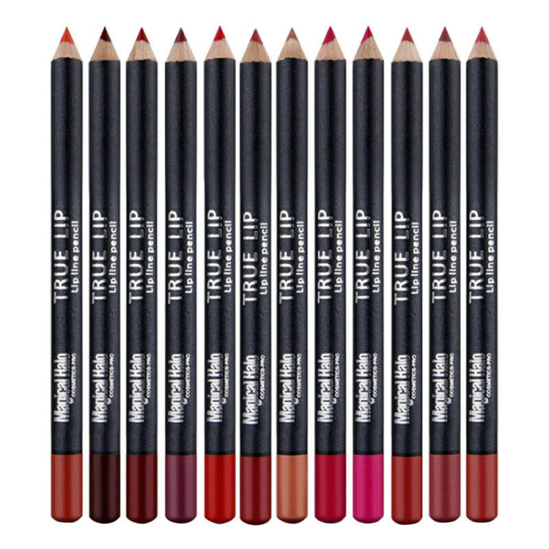 12pcs /12Colors Professional Lipliner Makeup Waterproof Lip Liner Penc XWI