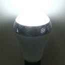 Wireless 3W Power LED Bluetooth Speaker Bulb Light Lamp Music Player White
