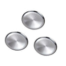 3pcs Stainless Oval Serving Trays Platter Bar Restaurant Tray Tea Tray 14cm