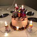 12pcs Colored Flame Magic Candles Birthday Cake Angel 2019 Flame Party M7F2