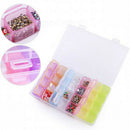 28 Grid Plastic Storage Box Storage Box Jewelry Box Bead Box Nail Art Rhine