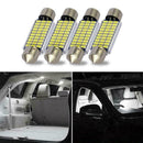 1x Festoon 41mm LED Dome Light Bulbs 30 SMD 3014 license Plate S4V5