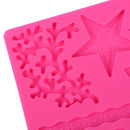 Sealife Shape Fondant Mold Silicone Shell Conch Wave Cake Mold DIY Paste Deco Gw