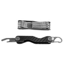 Smart Key Holder Keychain Carbon Fiber Pocket Organizer Housekeeper Multi K