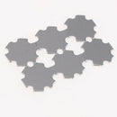 10pcs LED Heatsink Heat Sink Aluminum Base Plate for 1W 3W Light Lamp Bulb