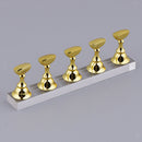 2x Acrylic False Nail Tips Stand Holder Practice Stand Display