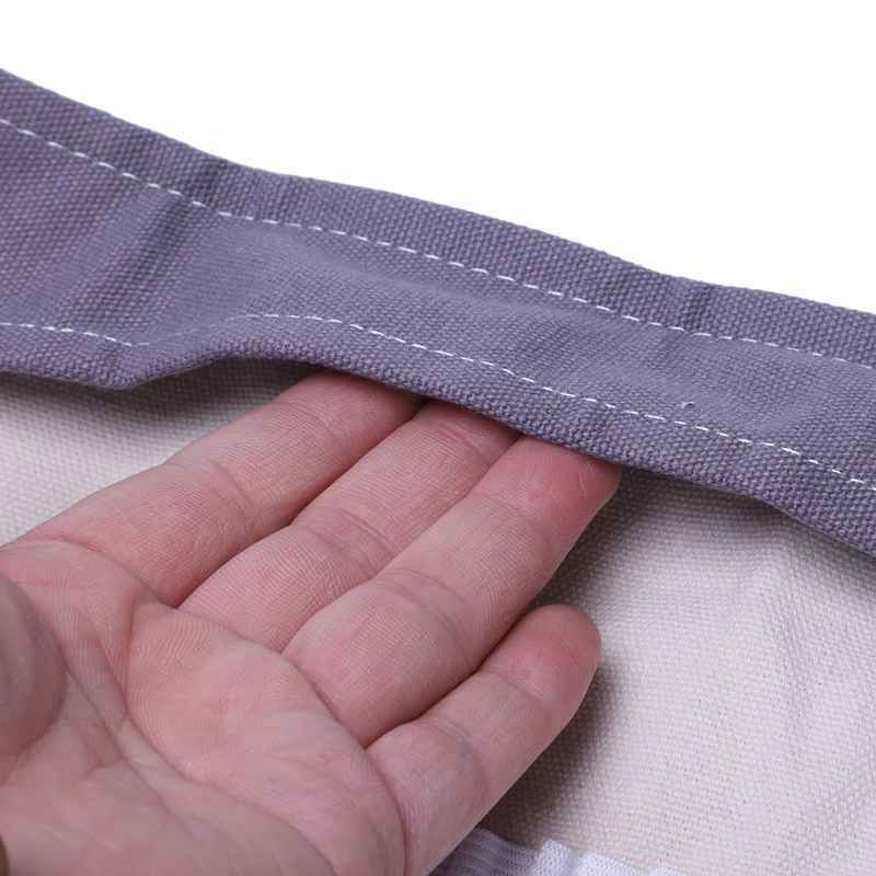 36 Holes Roll Up Pencil Case Canvas Wrap Pen Bag Storage Holder, gray J5M7