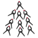2inch Background Clips Photo Studio Accessories Backdrop Clamps (Red 10pcs) A