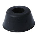 10 Pcs 21mm x 10mm Conical Recessed Rubber Feet Bumpers Pads Black