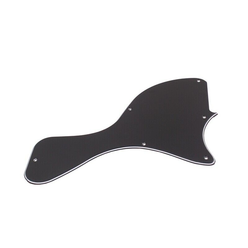 1PC Celluloid Guitar Pickguard Material Scratch Plate Shaped Black