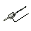 8 Pcs High Speed Steel Countersink Drill Bit Set Woodworking Chamfer Reamer