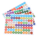 Colorful Paper Stickers Labels for Glass Essential Oil Bottles Cap Lid Label Bj