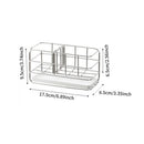 Stainless Steel Drain Rack Kitchen Bathroom Smooth Space Saving Brush Rustproof