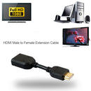 HDMI Male to Female Extension Cable for Google Chromecast Miracast (1pc) A
