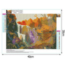 5D DIY Full Drill Diamond Painting Waterfall Cross Stitch Embroidery Mosaic
