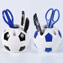 Soccer Shaped Pen Holder Football Makeup Brush Holders Desk Table Home Offi R4I1