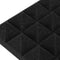6 Piece Charcoal Acoustic Panel Studio Foam Wedge Fireproof Insulation Line