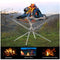 Portable Outdoor Fire Pit Stainless Steel Camping Stove Stand Frame Fire S Hn