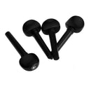 4/4 Size Violin Fiddle Tuning Peg 4pcs Set Ebony Wooden Replacement-black K6F9