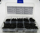 M2.6/M3/M4 Cross pan head black Machine screws Assortment Kit 400 pcs