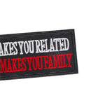 1pc blood makes cloth badges patch embroidered applique sewing label patches FT