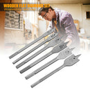 6pcs/set 10mm-25mm Wood Drilling Flat Drill Woodworking Spade Drill Bits