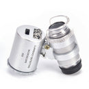 60 Magnifying Loupe Jewelry Jewelers Pocket Magnifier Loop Eye Coins Led LightJR