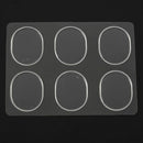 6pcs/set Snare Drum Mute Pad Drum Damper Gel Pads Snare Tom Drum Muffler Mu V4E5