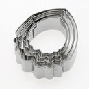 4pcs/set Stainless Steel Fondant Cake Decoration Peony Petal Cutter Mold