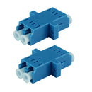 Fiber Optical Cable Adapter Flange Coupler LC-LC Duplex Singlemode  X2