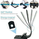 1pcs LED Reading Book Light With USB Rechargeable Book Holder Lamp Clip W5D G8J2
