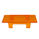 2 Pcs Car SUV Lens Cover Snap LED Light Bar Protective  Black+Amber