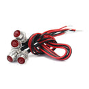 4 LED Car Alarm Warning Indicator Truck Boat Dash Light Lamp new f f