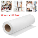 30m White Arts Crafts Kraft Paper Roll  Wrapping Cushioning Scrapbooking