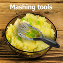 Manual Potato Mud Masher Stainless Steel Vegetable Fruits Kitchen Accessory