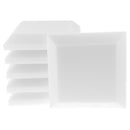 6 Pieces Sound Stop Acoustic Foam Panel Soundproofing Board  Pad White