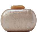 Fashion Wallet Women'S Acrylic Cute Round Evening Dress Bag Women'S Beige S