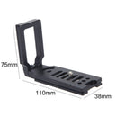 MPU105 Quick Release L Plate Bracket Right Angle For D7200 D5300 D810a D500 ME