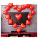 100 PCS 12" Red Heart Love Latex Balloons Wedding Birthday Party Valentine' K4J7