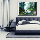 Forest River DIY Full Drill Diamond Painting Embroidery Cross Stitch Mosaic