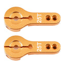 2Pcs Aluminum 25T Metal Steering Servo Horn Arm for Futaba Savox  Power HD